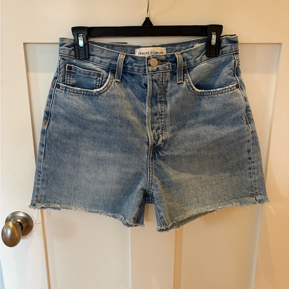 Denim Forum The Yoko Mid-thigh Denim Short Size 28 - Picture 4 of 8